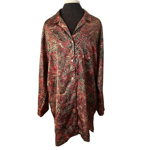 Victoria’s Secret Paisley Sleep Shirt Large